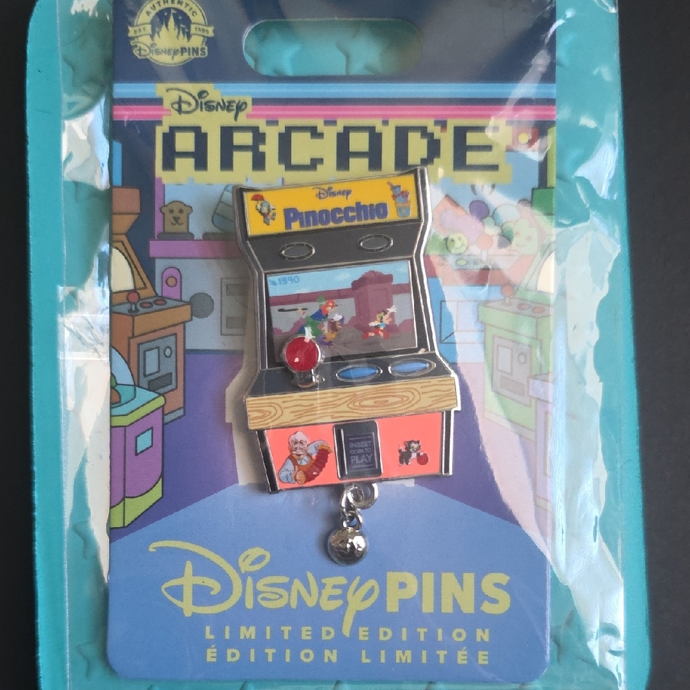 Disney Arcade Pinocchio Pin LE 4000